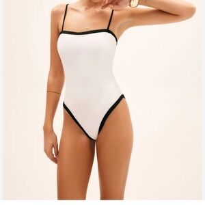 Commence • White and Black Women's Swimsuit